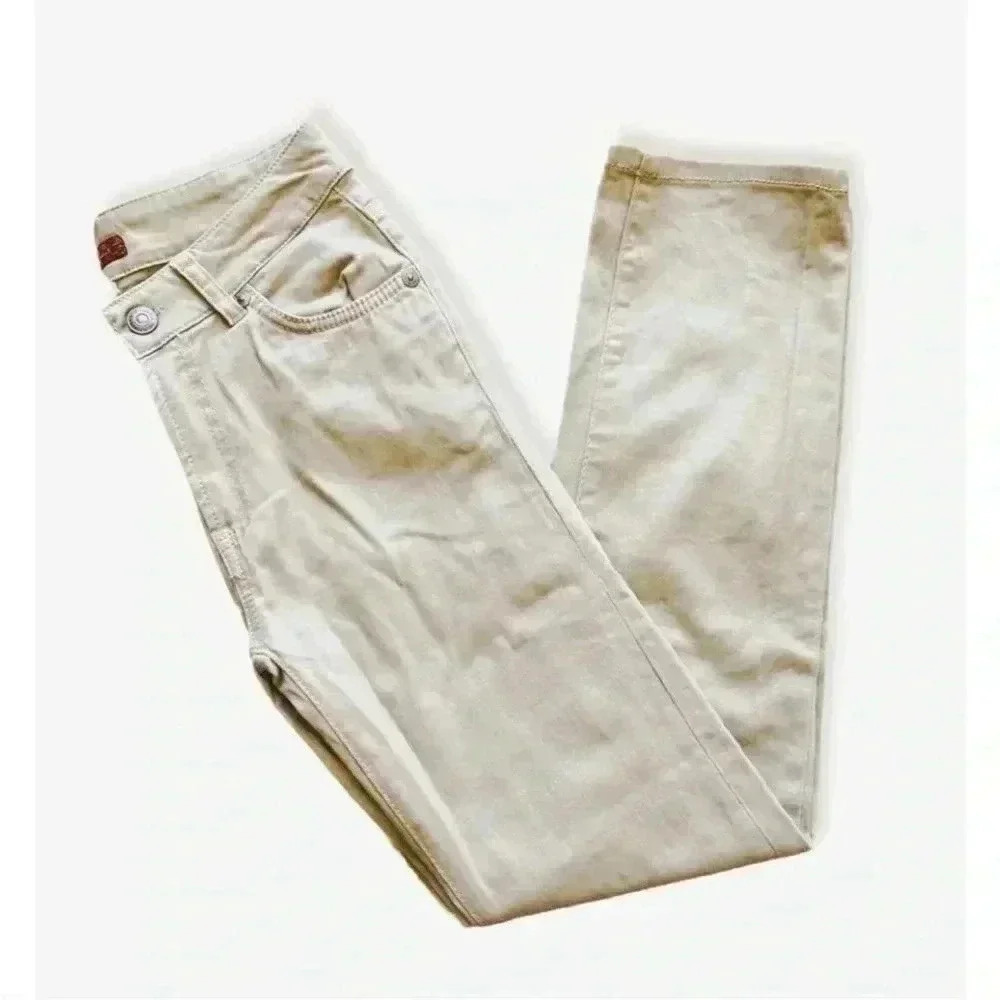 For All 7 Mankind Boys  Skinny Tan  Ivory Jean Pants SZ 10